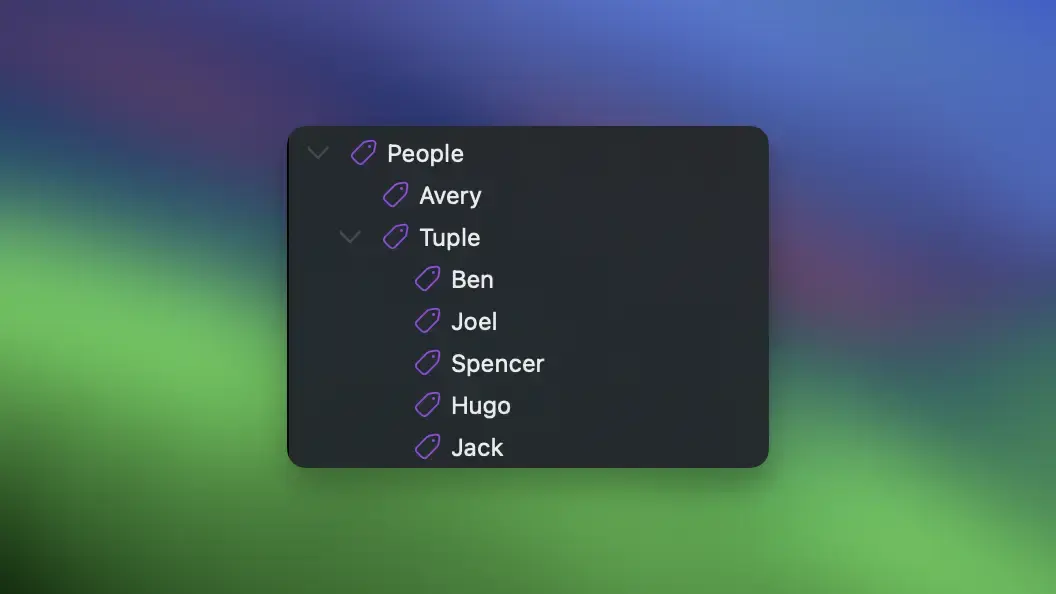 My OmniFocus People tags