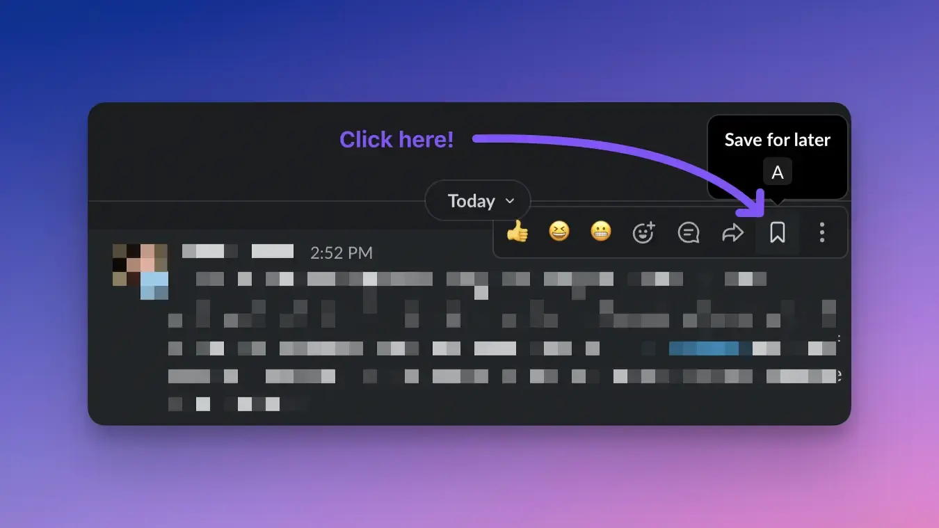 Bookmarking an image in Slack
